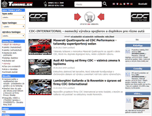 Tablet Screenshot of cdc.tuning.sk