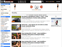 Tablet Screenshot of modelky.tuning.sk