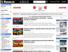 Tablet Screenshot of novitec.tuning.sk