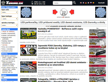 Tablet Screenshot of led.tuning.sk