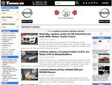 Tablet Screenshot of nissan.tuning.sk