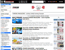 Tablet Screenshot of magazine.tuning.sk