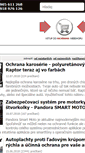 Mobile Screenshot of ochrana.tuning.sk