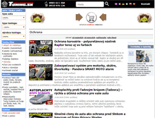 Tablet Screenshot of ochrana.tuning.sk