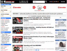 Tablet Screenshot of brembo.tuning.sk