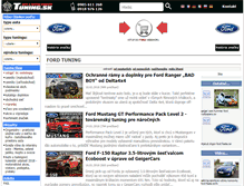 Tablet Screenshot of ford.tuning.sk