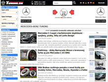 Tablet Screenshot of mercedes.tuning.sk
